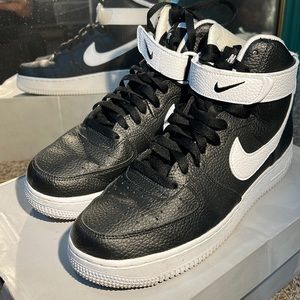 Nike Air Force 1 High '07 Shoes Black/White CT2303-002 Men's Size 8.5 Women’s 10